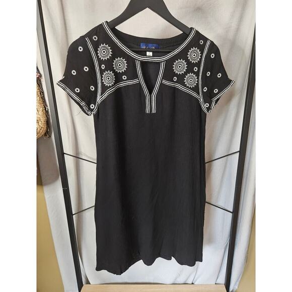 Blue Rain Black & White Mini Dress Size S - Picture 3 of 10